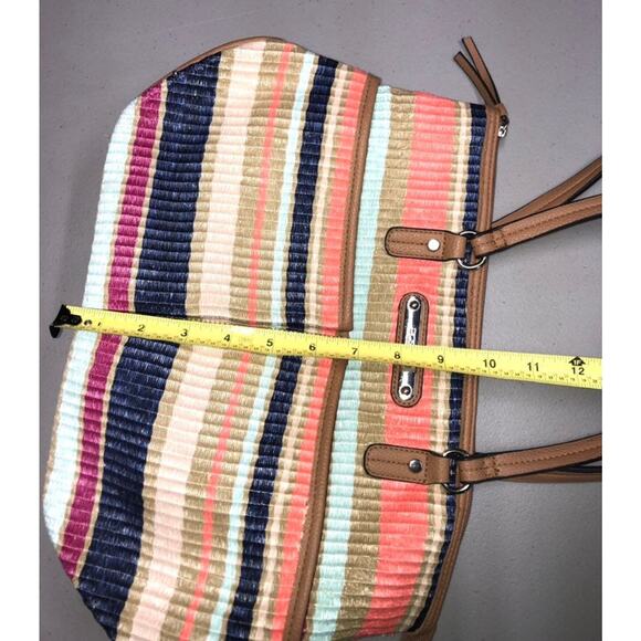 Rosetti multicolor Striped Handbag GUC - Picture 7 of 9